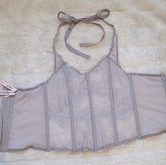 🍒NWT🍒 VS SEXY HALTER LACE CORSET - Picture 9 of 10